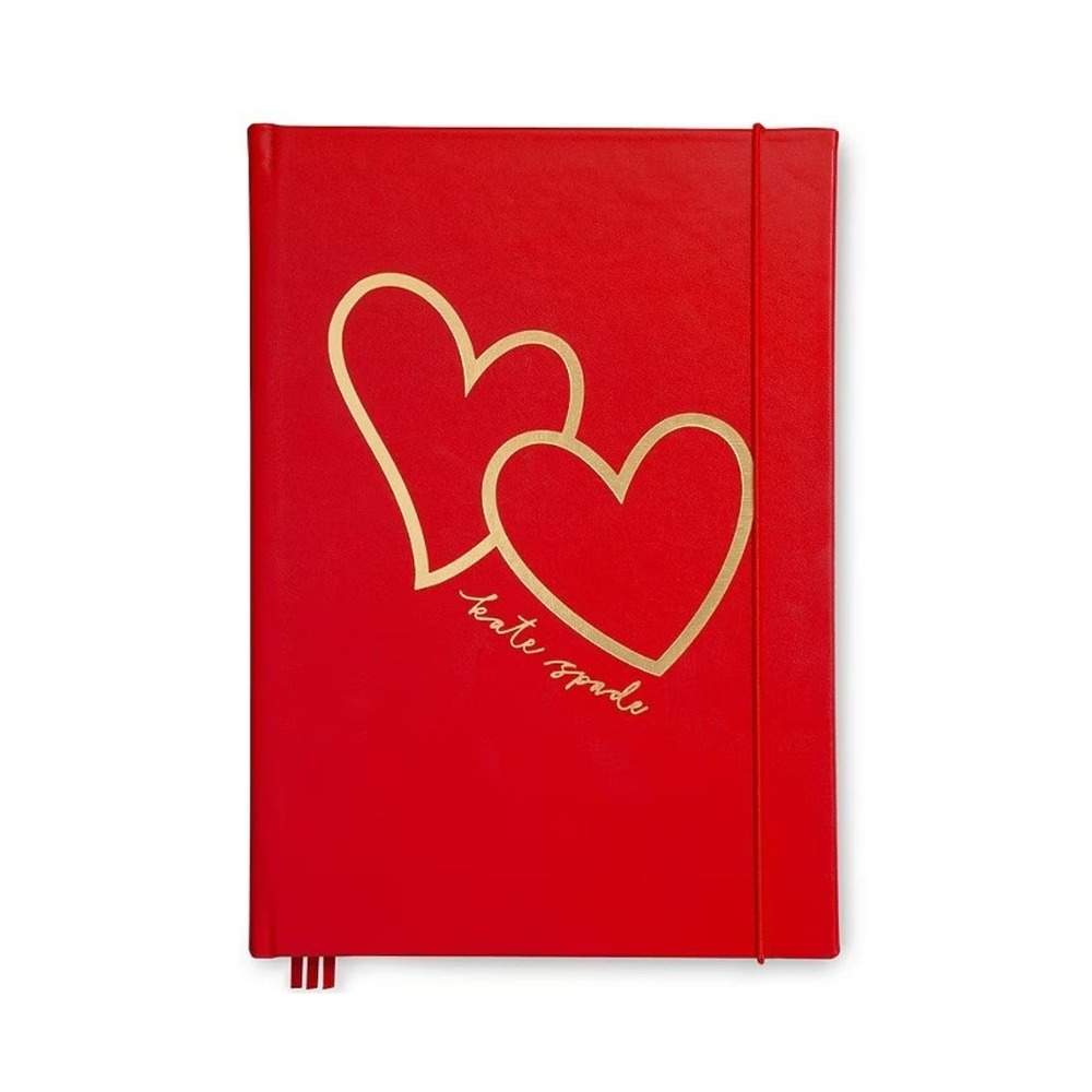KATE SPADE NEW YORK BRUSHSTROKE HEARTS XL NOTEBOOK